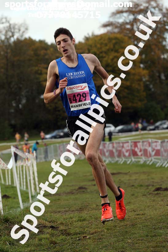 Mens junior National Cross Country Relay, Berry Hill Park, Mansfield. Photo:  David T. Hewitson/Sports for All Pics